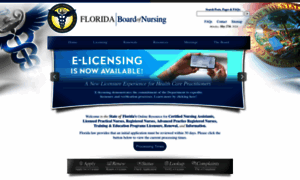 Floridasnursing.gov thumbnail