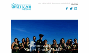 Floridasunsetbeachwedding.com thumbnail