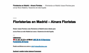 Floristeriasenmadrid.com thumbnail