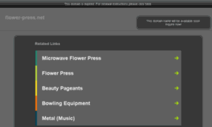 Flower-press.net thumbnail