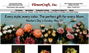 Flowercraftatlanta.com thumbnail