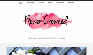 Flowercrowned.com.au thumbnail