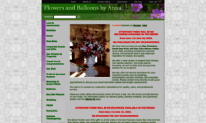 Flowersandballoonsbyanna.com thumbnail