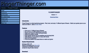 Flowerthinger.pingerthinger.com thumbnail