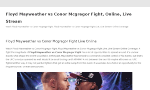 Floydmayweathervsconormcgregorfight.us thumbnail