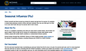 Flu.nc.gov thumbnail