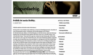 Flugunfaehig.wordpress.com thumbnail