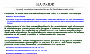 Fluorideresearch.org thumbnail