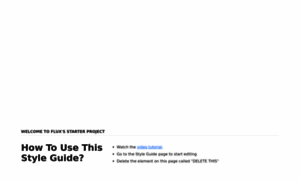 Flux-starter-project-style-guide.webflow.io thumbnail