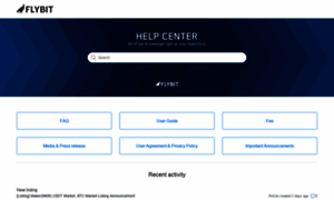 Flybit.zendesk.com thumbnail