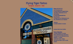 Flyingtigertattoos.com thumbnail