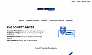 Foam-board.co.uk thumbnail