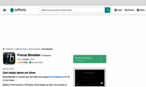 Focus-booster.en.softonic.com thumbnail