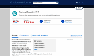 Focus-booster.software.informer.com thumbnail