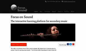 Focusonsound.com thumbnail