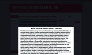 Fogyasztovedelmi.blog.hu thumbnail