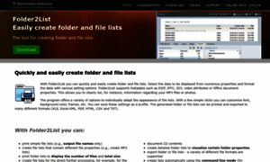 Folder2list.com thumbnail