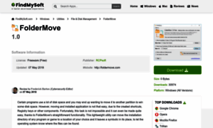 Foldermove.findmysoft.com thumbnail