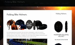 Foldingbikehelmet.com thumbnail