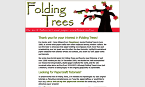 Foldingtrees.com thumbnail