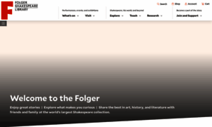 Folger.edu thumbnail