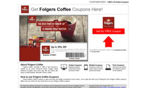 Folgerscoffee.couponrocker.com thumbnail