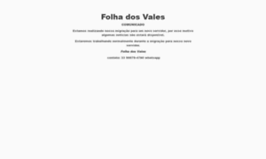 Folhadosvales.com.br thumbnail