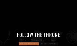 Followthethrone.com thumbnail