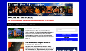 Fondpetmemories.com thumbnail