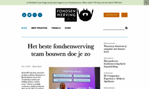 Fondsenwerving.org thumbnail