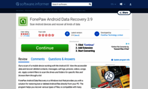 Fonepaw-android-data-recovery.software.informer.com thumbnail