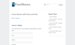 Foneshown.com thumbnail