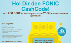 Fonic-cashcode.de thumbnail