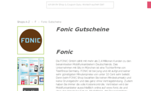 Fonic.gutscheincodes.de thumbnail