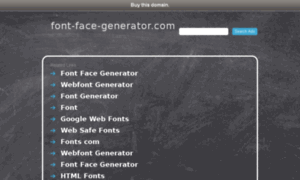 Font-face-generator.com thumbnail