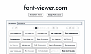 Font-viewer.com thumbnail