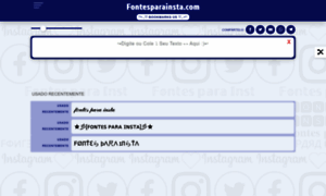 Fontesparainsta.com thumbnail