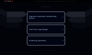 Fontshop.fr thumbnail