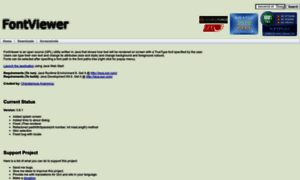 Fontviewer.sourceforge.net thumbnail