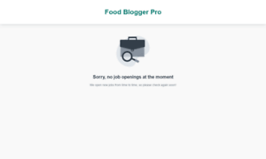 Food-blogger-pro.workable.com thumbnail