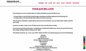 Food-juicing-love.com thumbnail