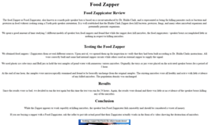 Food-zapper.com thumbnail