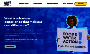 Foodandwateraction.org thumbnail