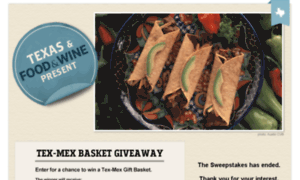 Foodandwine-texmexgiveaway.venturaassociates.net thumbnail