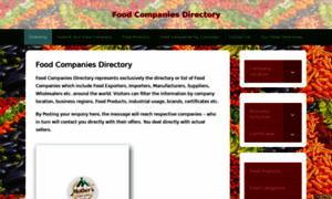 Foodcompaniesdirectory.com thumbnail