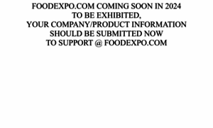 Foodexpo.com thumbnail