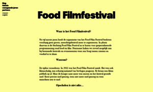 Foodfilmfestival.nl thumbnail