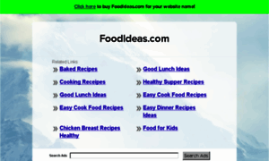 Foodideas.com thumbnail