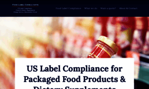 Foodlabelconsultants.com thumbnail