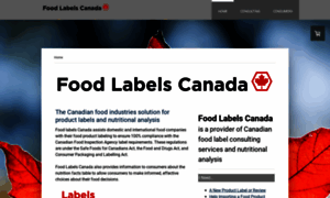 Foodlabelscanada.com thumbnail